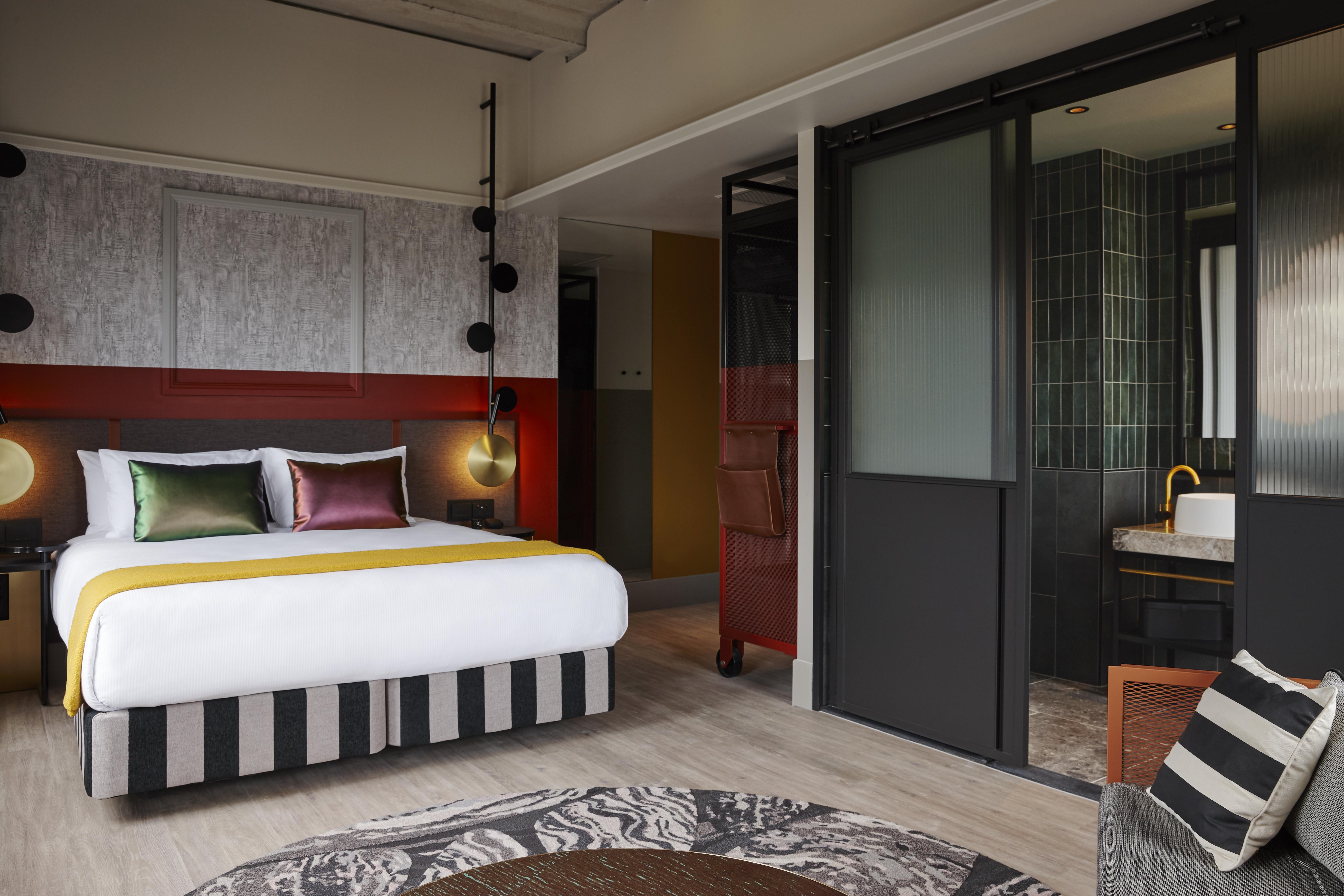 Hotel QT Auckland Exterior foto A room at the hotel